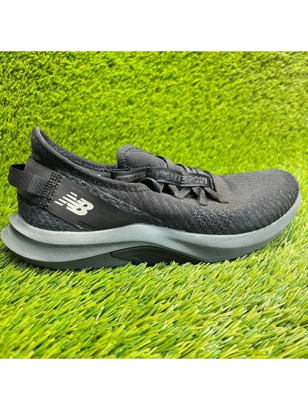 New Balance Dynasoft Nergize Sport V2 Womens Size 8 Black Running Shoes Sneakers
